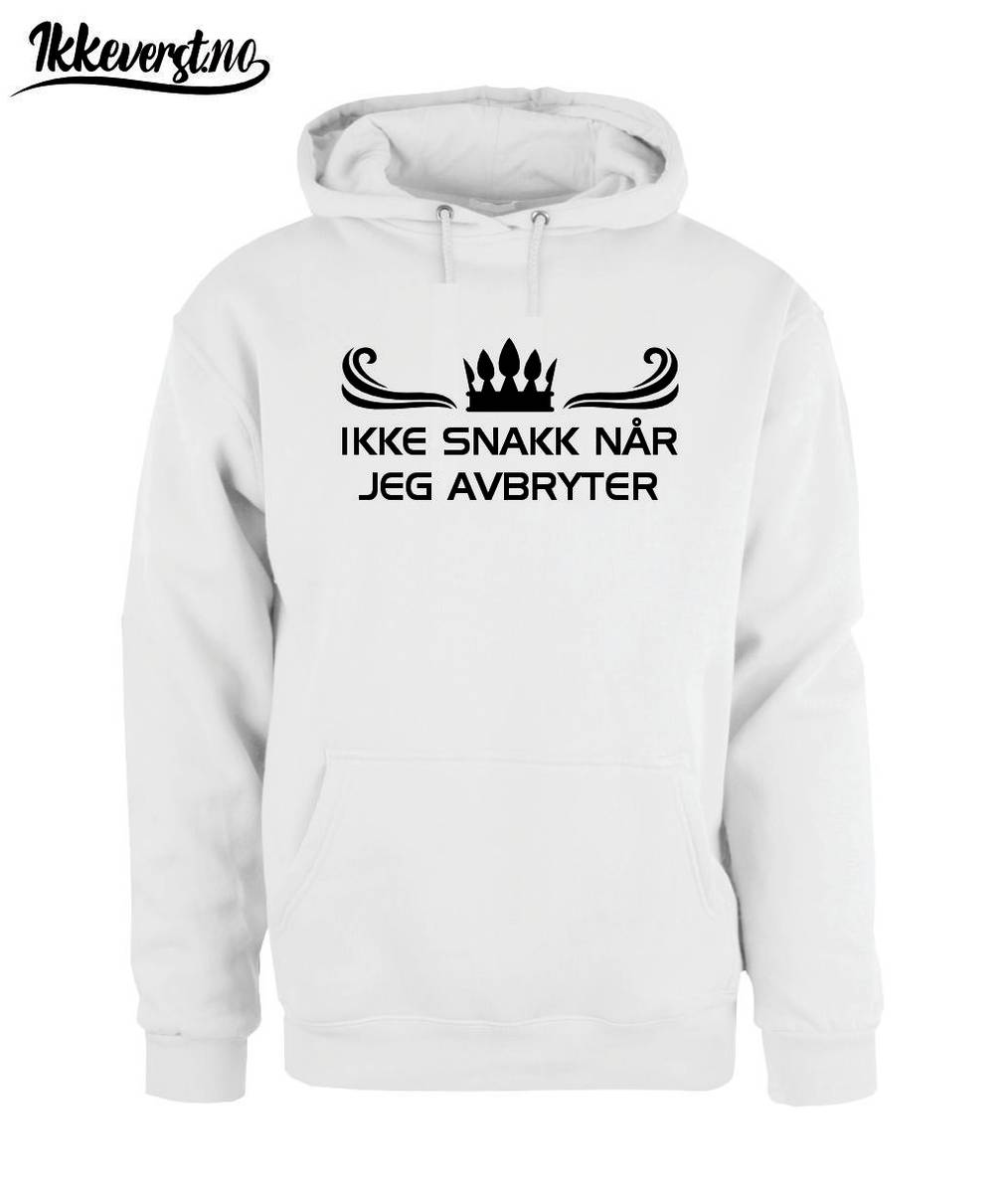Ikke snakk når jeg avbryter